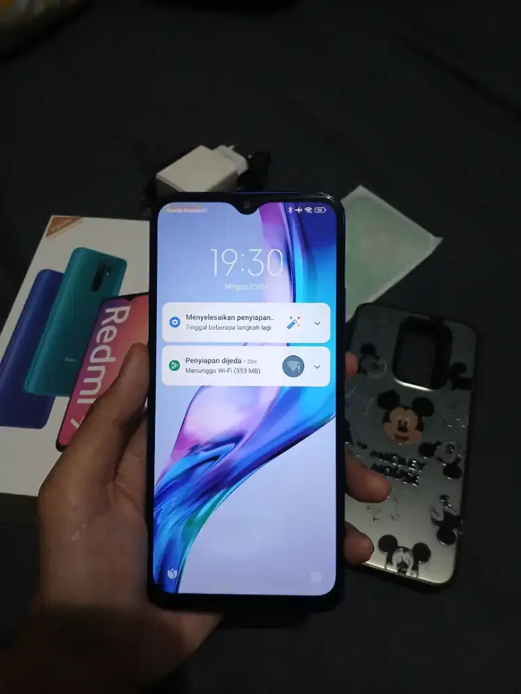 Redmi 9 4/64 Lengkap Normal Ada Minus