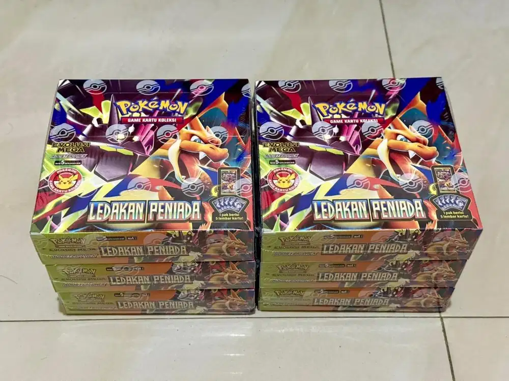Booster Box Pokemon TCG Indonesia Ledakan Peniada