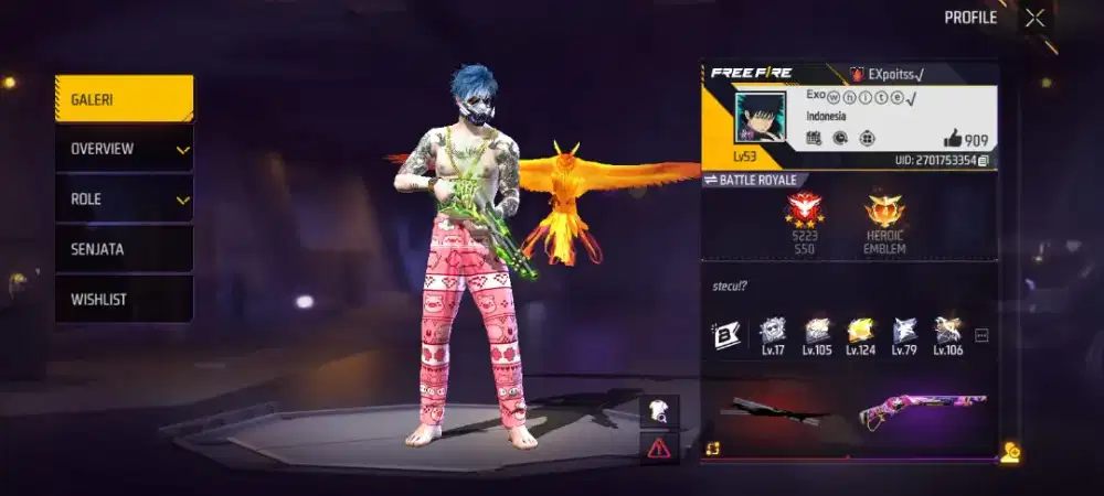 jual akun ff murah terpercaya