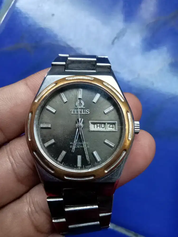 Jam tangan titus lawas otomatis normal akurat