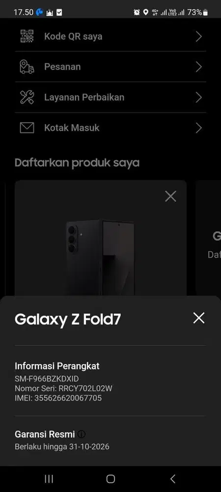 Samsung Z Fold7 12/256 Jetblack