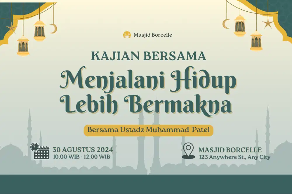 Buat Desain Baru Banner Pamflet Spanduk