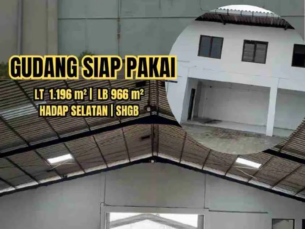 DIJUAL GUDANG MARGOMULYO SURI MULIA SANGAT SIAP PAKAI KONDISI ISTIMEWA BEBAS BANJIR