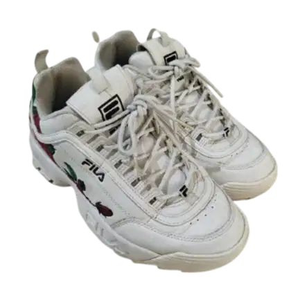 [PTII-29] Preloved Sepatu FILA DISRUPTOR 2 FLORAL Women's Platform