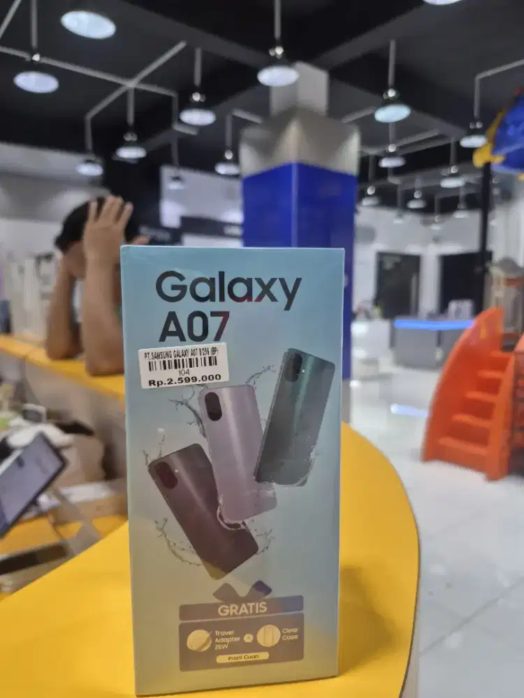 ready Samsung A07 8/256 garansi resmi 1tahun Atlantis dahsyat