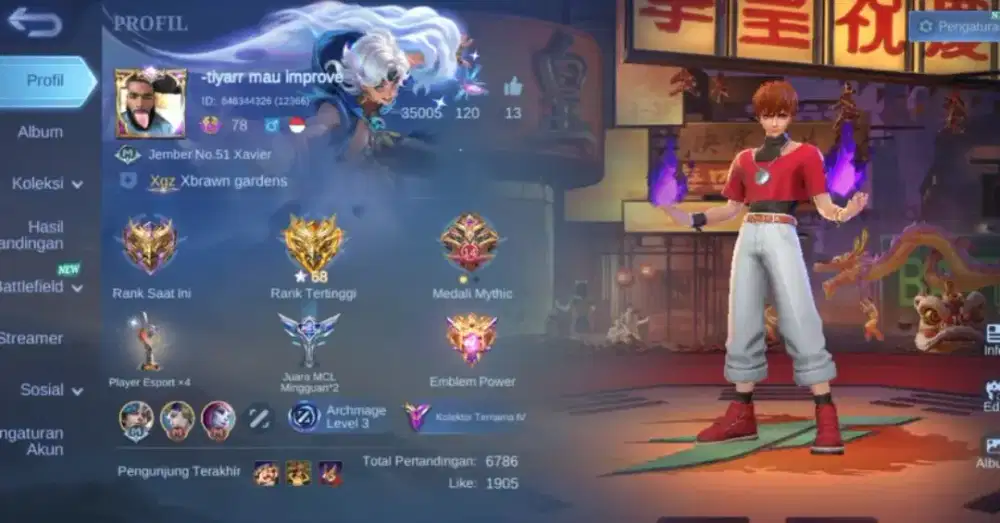 JUAL BELI AKUN GAME MOBILE LEGENDS X PUBG MOBILE