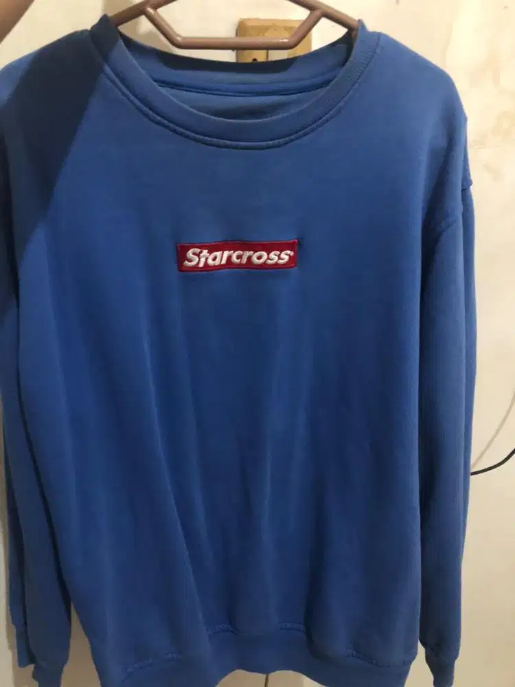 Jaket starcross warna biru