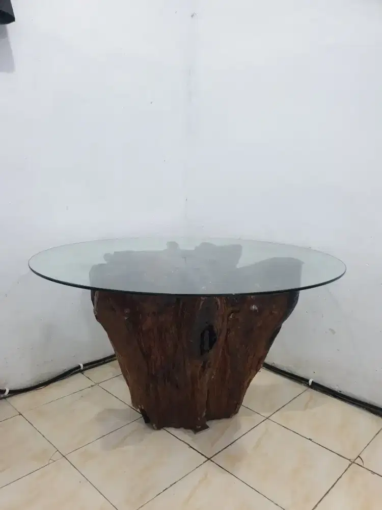 Meja Estetik akar jati