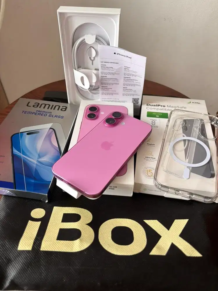 Iphone 16 ibox full bonus + garansi panjang maret 2027