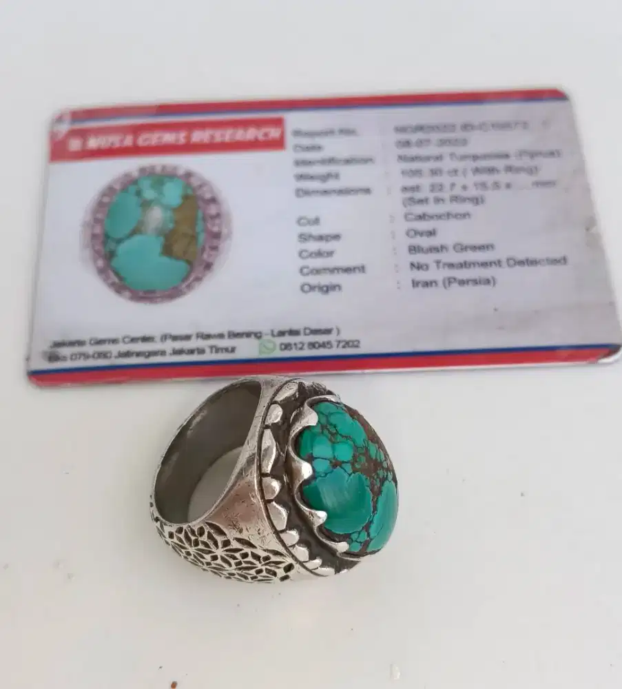 Cicin batu pirus Persia Nishapur Iran