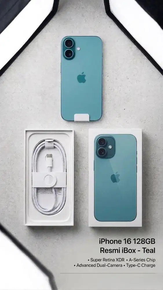 Dijual iPhone 16/ 128gb ex. iBox mulus 99%