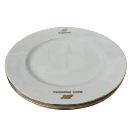 [PTII-34] Preloved Piring Keramik Diameter 27cm HagaBank 3 PCS