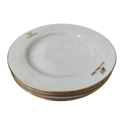 [PTII-35] Preloved Piring Keramik Diameter 20cm HagaBank 4 PCS