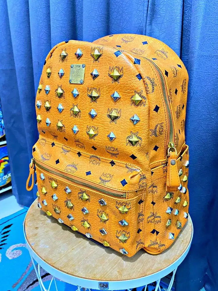 Tas Ransel Backpack MCM Original Good Condition