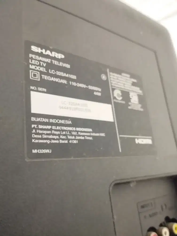 JUAL TV SHARP LED 32 inch