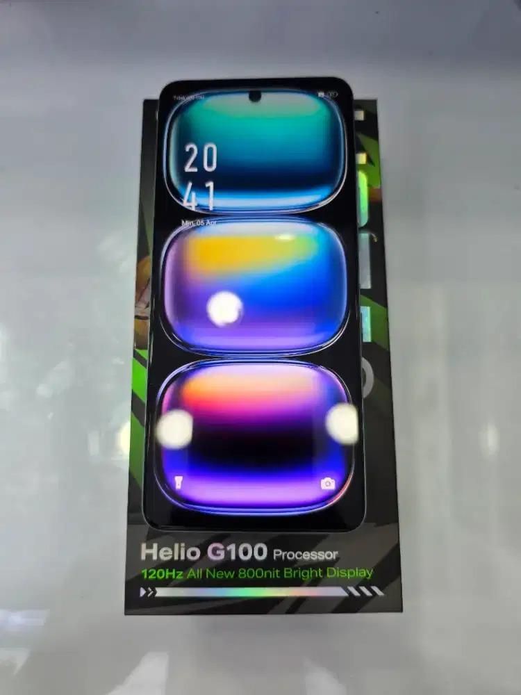 Infinix Hot 50 6+6/256Gb Blue Garansi resmi Infinix 2 bln -MasterCom