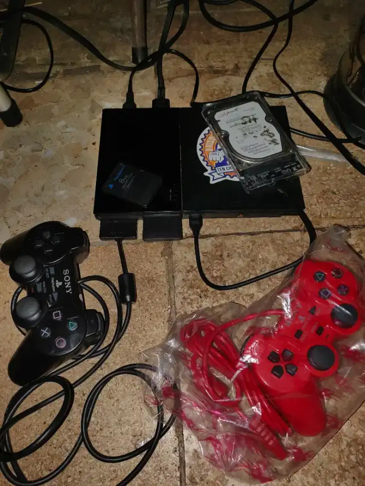 PS2 slim Hardisk 500GB Fullgame