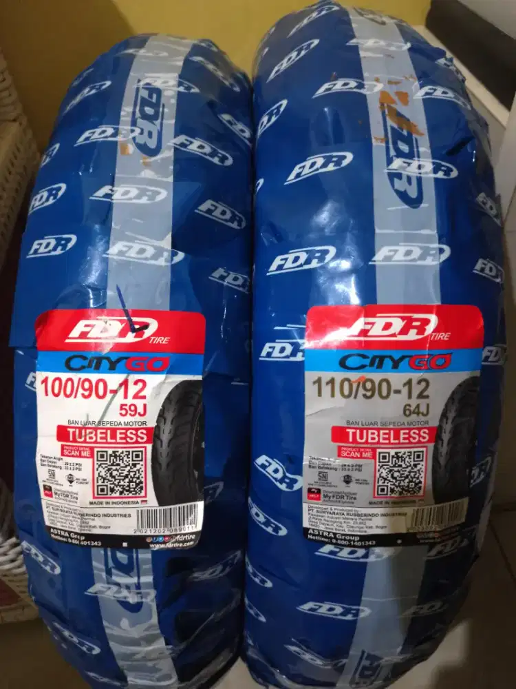 Sepasang Ban ring 12 Scoopy Genio beat street donat FDR city go