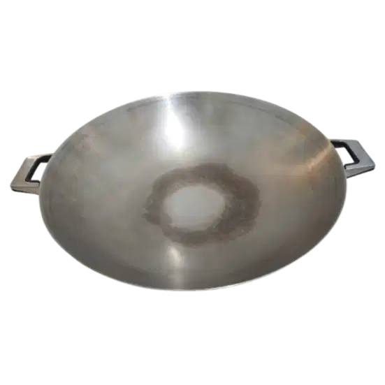 [PII-42] Preloved Wajan Stainless Steel + Tutup Diameter 43 cm
