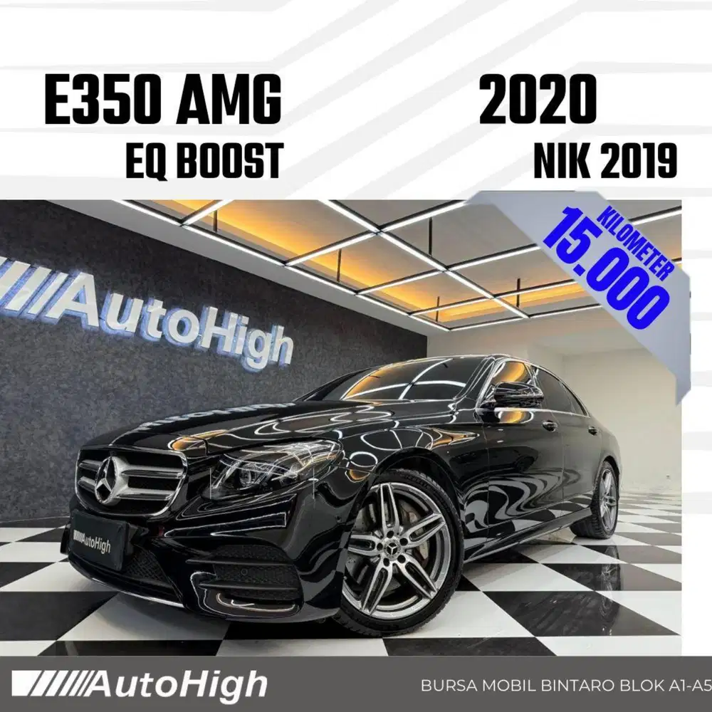 DP10% [Km15.000] E350 AMG EQ Boost 2019 Black Reg 2020 #AUTOHIGH