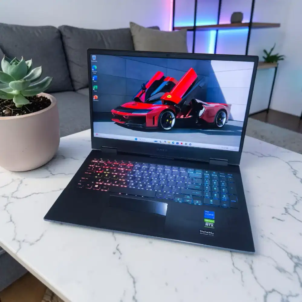 Laptop hp omen 15 i7 gen 10 rtx 2060