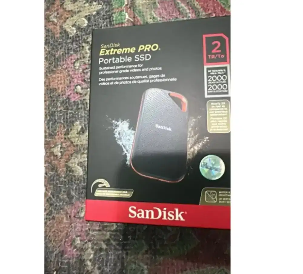 SSD sandisk extreme pro e81 2TB BNOB