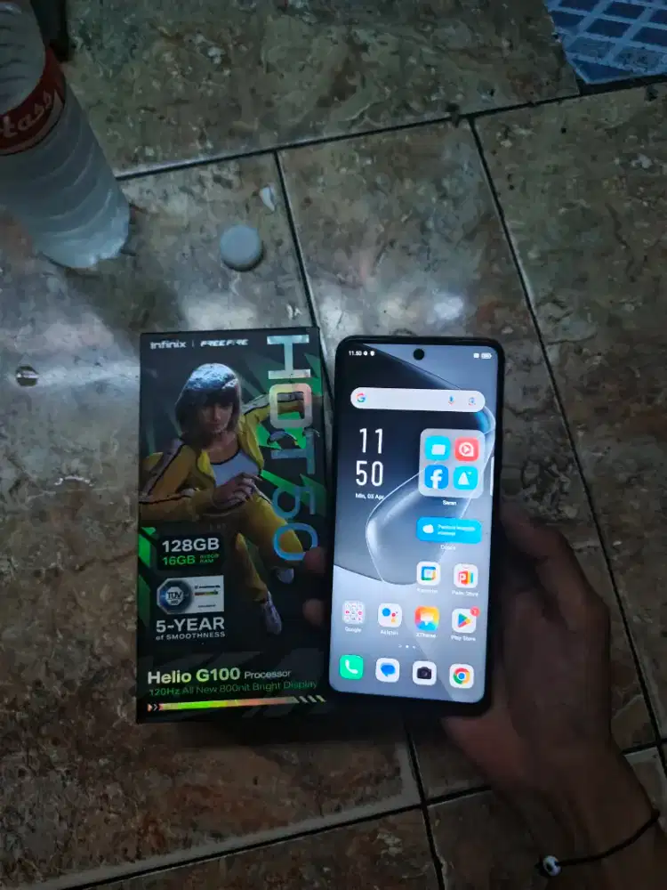 Infinix Hot 50 Ram 8+8/128 Fullset
