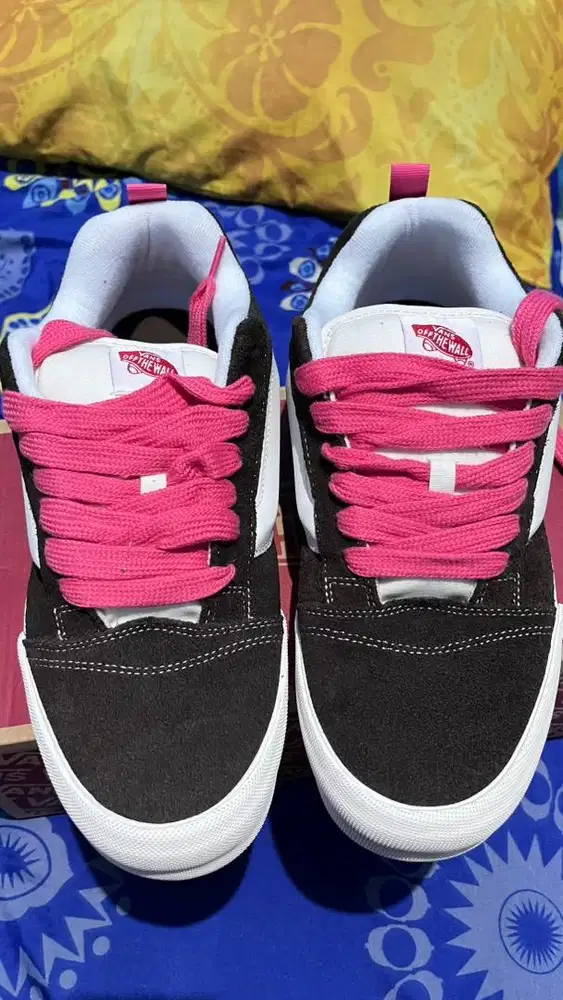 Sepatu Vans KNU Skool Brown Pink 0riginal - Brown Pink 46 Eur