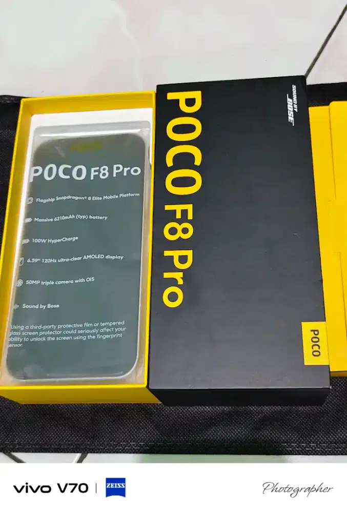Poco f8 pro 12/512 like new 2 minggu pakai