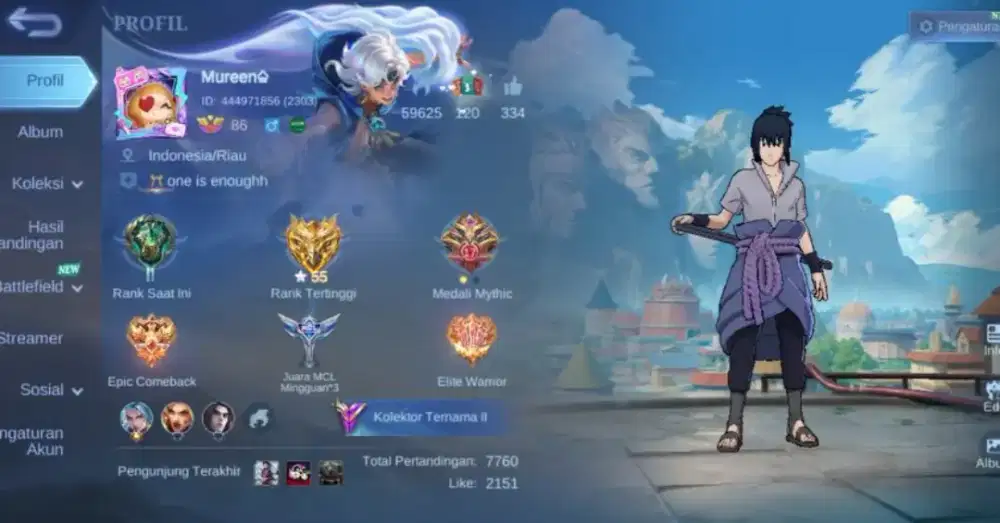 JUAL BELI AKUN GAME MOBILE LEGENDS X PUBG MOBILE