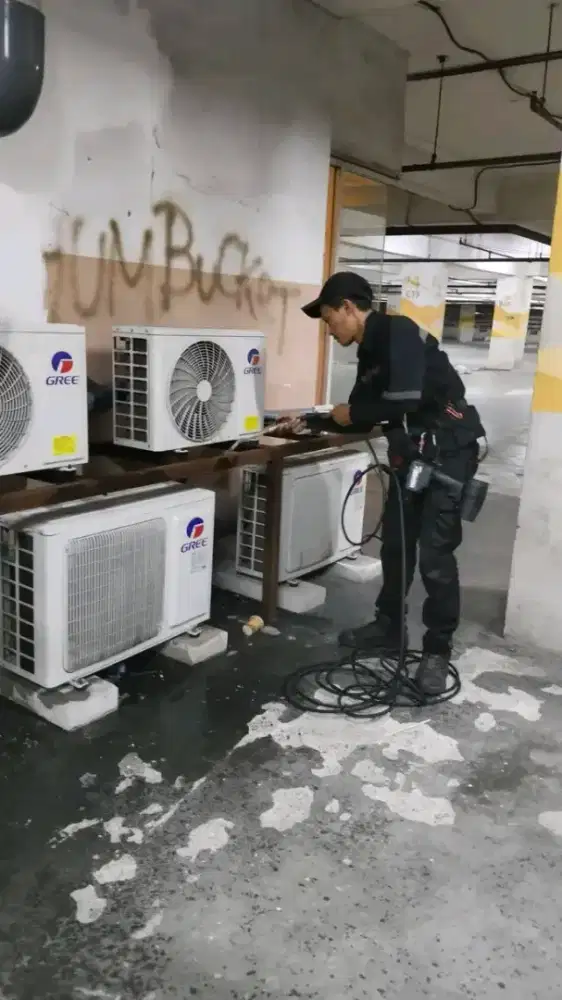 Service AC kulkas pompa air bongkar pasang AC
