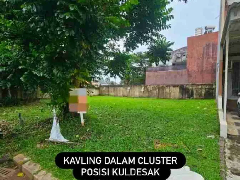 Dijual Kavling Dalam Cluster (Kuldesak)