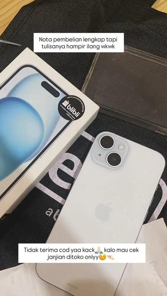 IPHONE 15 SECOND RESMI