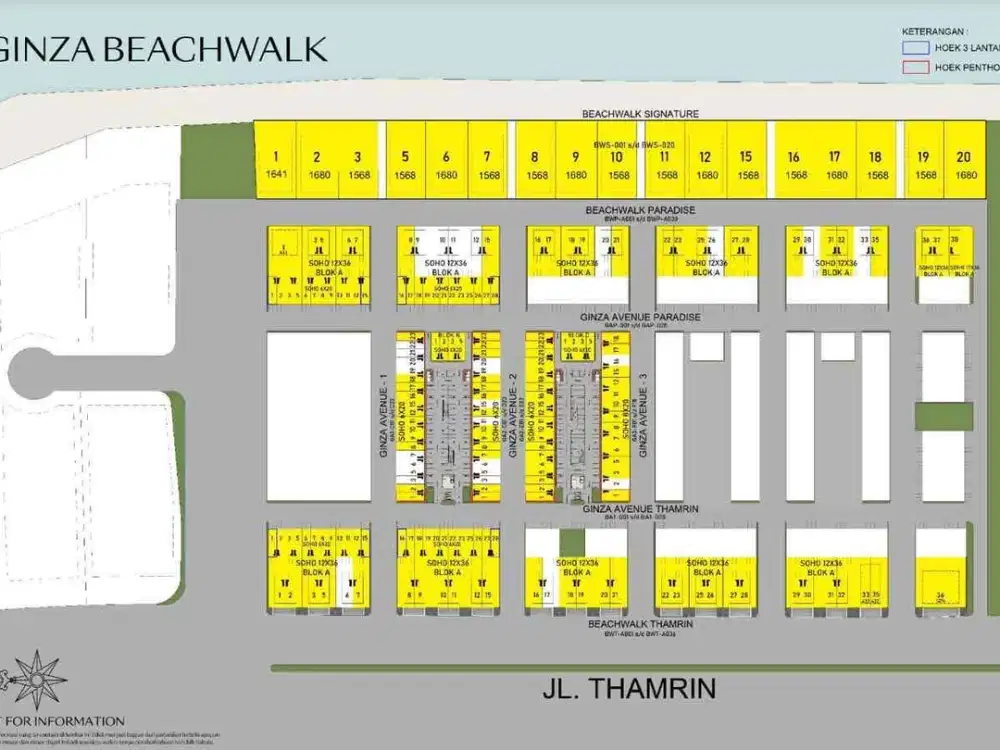 di jual Kavling Ginza Beachwalk PIK2