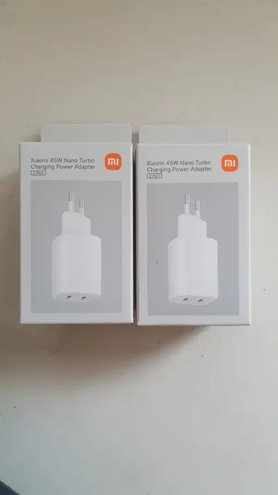 Charger Xiaomi 45W Nano Turbo Charging Power Adapter