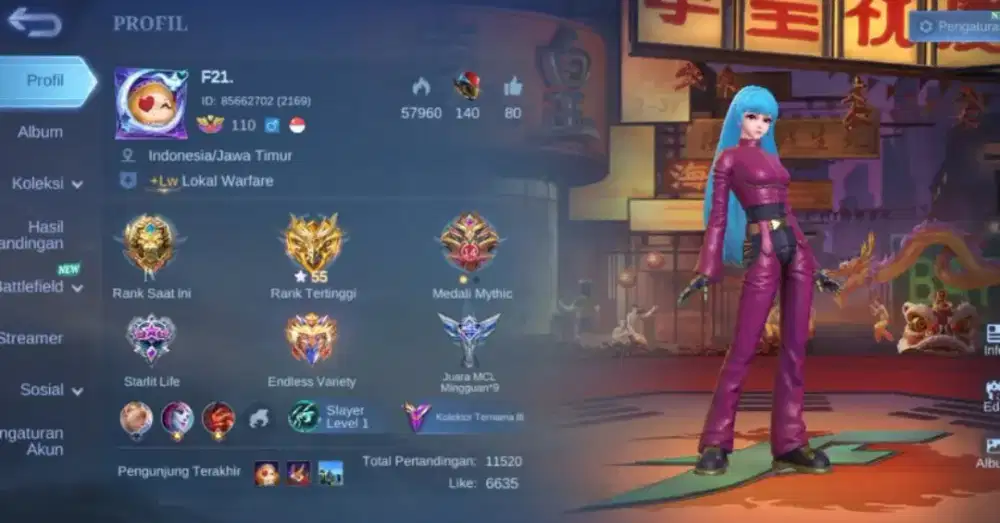 JUAL BELI AKUN GAME MOBILE LEGENDS X PUBG MOBILE