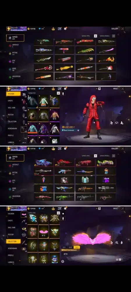 JUAL BELI AKUN FF AMAN DAN NYAMAN