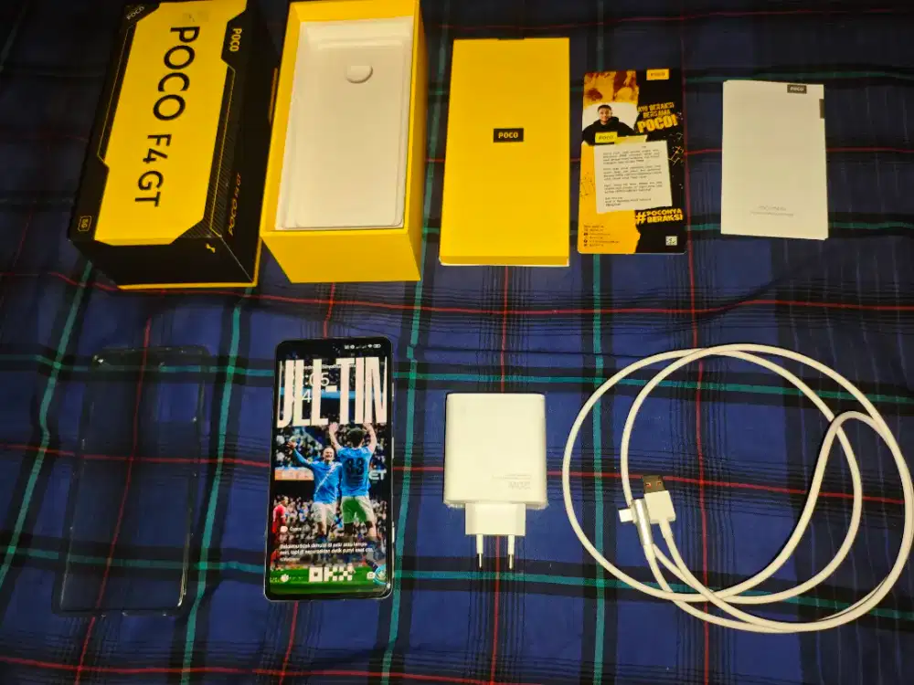 Poco F4 GT 5G 12/256 Fullset Mulus