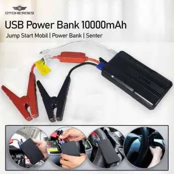 Jumper Aki Mobil Powerbank Jump Starter 12V 10000mAh 300A