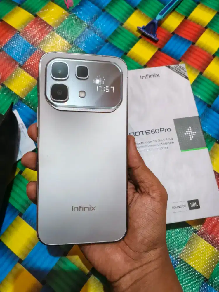 Infinix note 60 pro 5g Ram 8/256 Snapdragon 7s Gen 4 Baterai 6500mAh