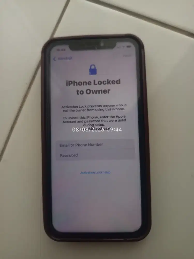 Iphone xr 128gb inter lock icloud