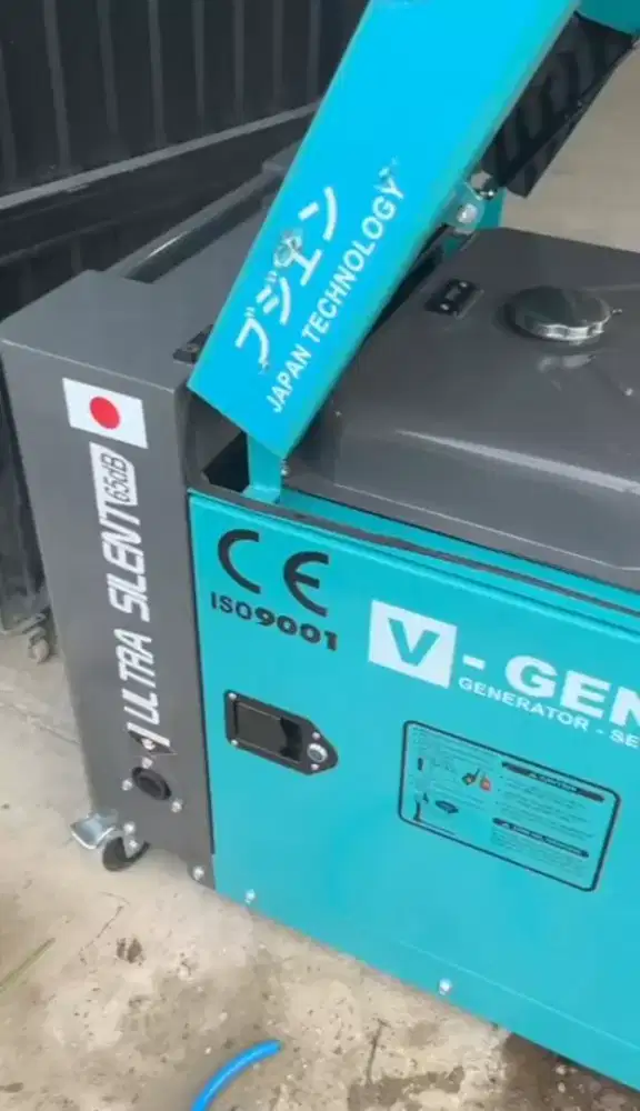 Genset portabel silent 10000watt 3phase solar