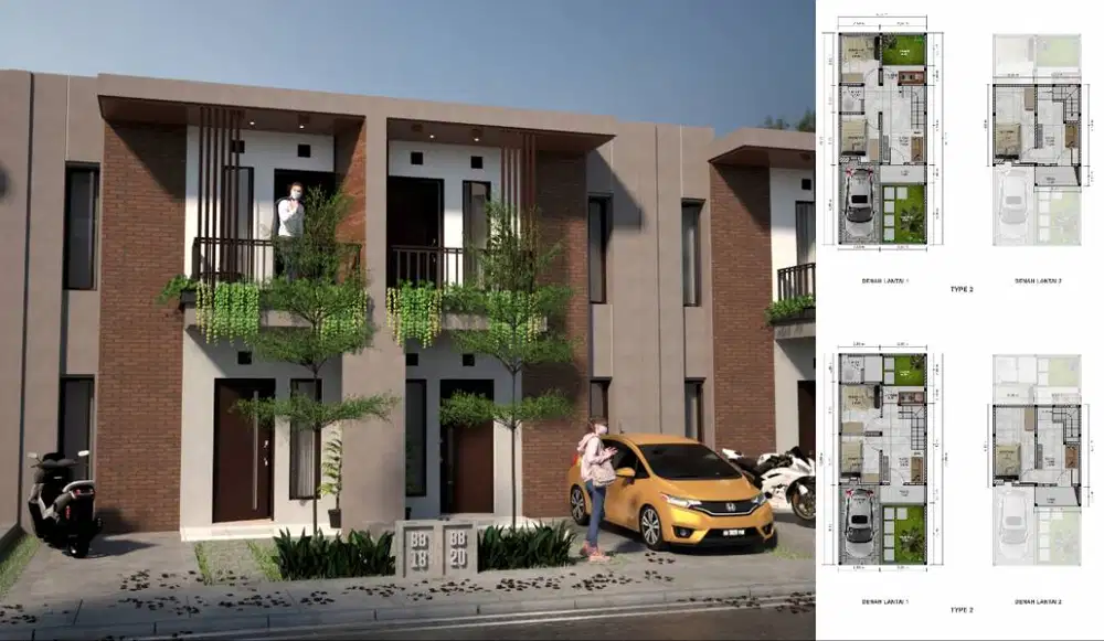 jasa arsitek desain rumah ruko kos eksterior tokobagus olx indonesia