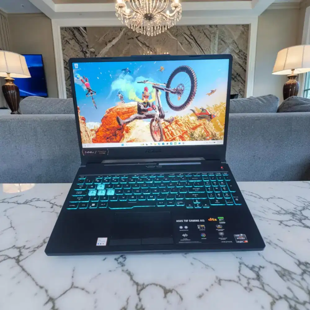 Laptop Gaming Asus TUF RYZEN RAM 16Gb SSD 512Gb NVIDIA RTX FULLSET BOX