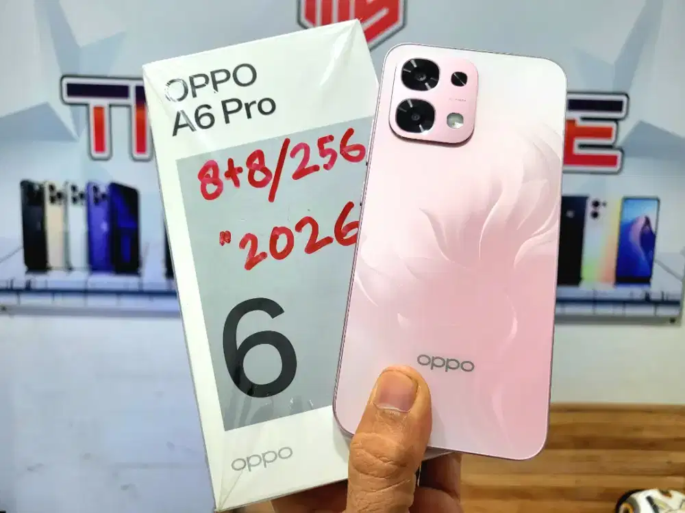 OPPO A6 PRO RAM 16/256GB LIKE_NEW
Tipe Terbaru pemakaian Singkat