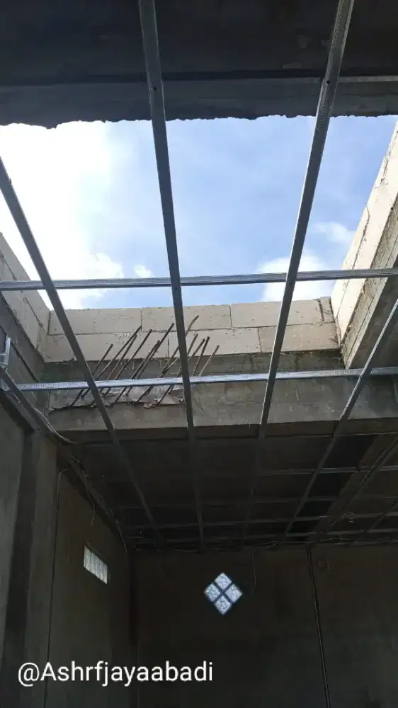 Perakitan/pembuatan rangak baja