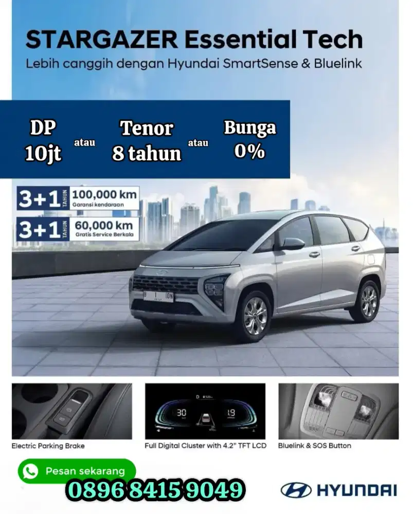 Promo Hyundai stargazer essential ivt cartenz x prime style kredit