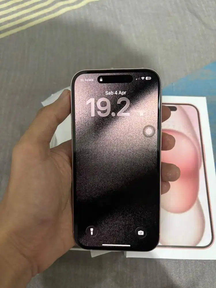 iPhone 15 128GB PINK INTER LIKENEW MULUS