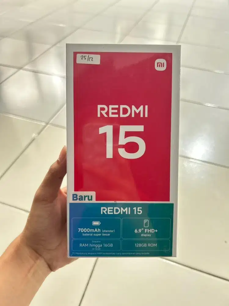 REDMI 15 RESMI CICILAN/COD