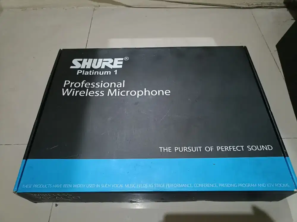 Mic / Microphone Wireless Shure Platinum 1